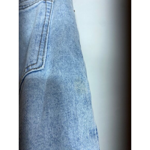 Abercrombie & Fitch The Mom High Rise Curve Love Light Wash Jeans Size 31 12R - Picture 4 of 6